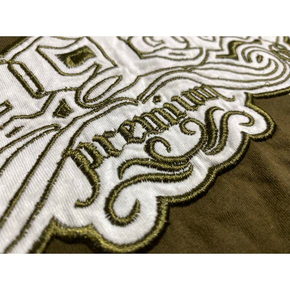 Black Label Premium Affliction 4XL L/S shirt embordered Life Death Patches - Picture 14 of 15